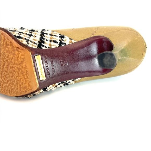 Dolce & Gabbana Houndstooth Heels - Made in Italy 37 - Picture 12 of 12